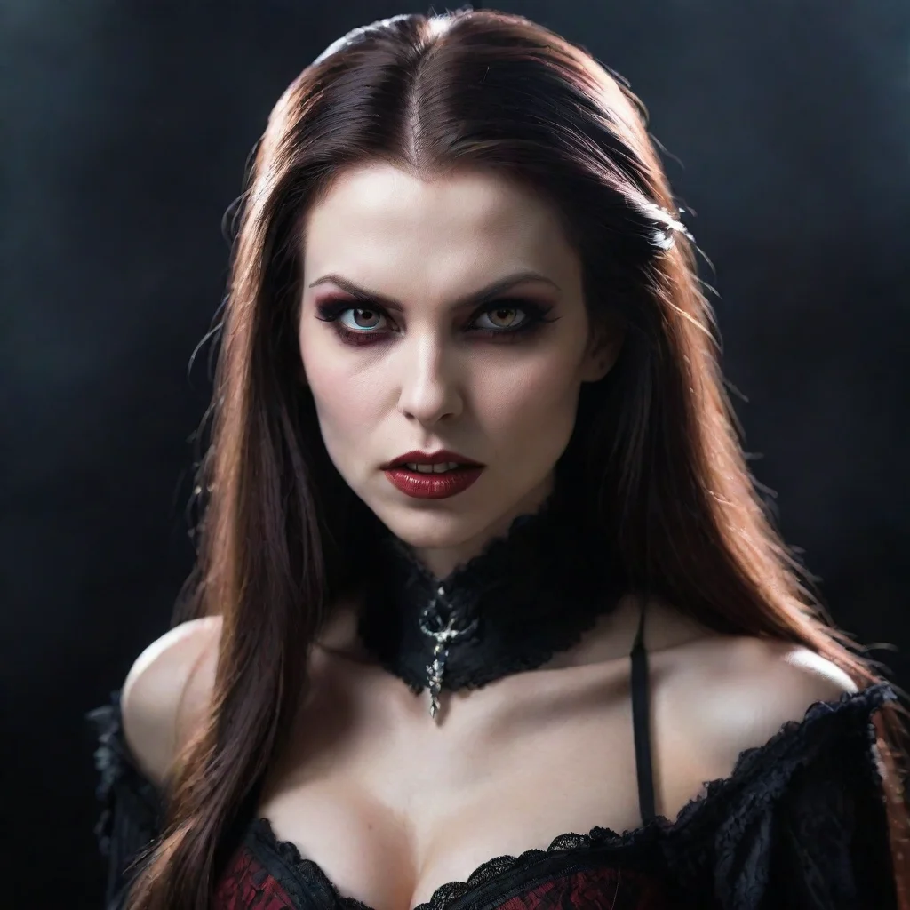 aiamazing female vampire awesome portrait 2