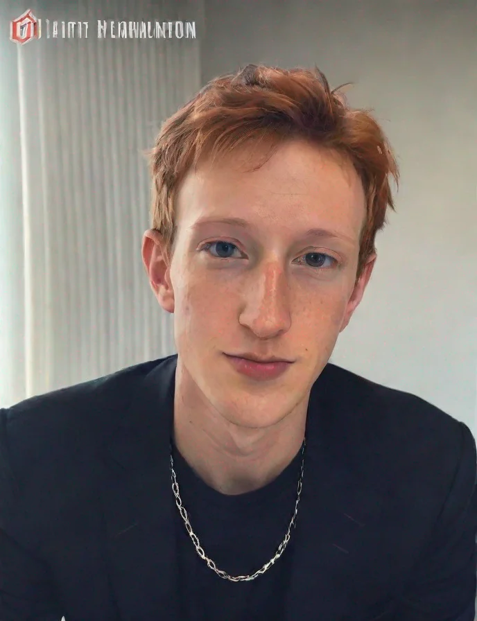 aiamazing final fantasy character red hair in black suit black hd anime aesthetic mark zuckerberg  awesome portrait 2