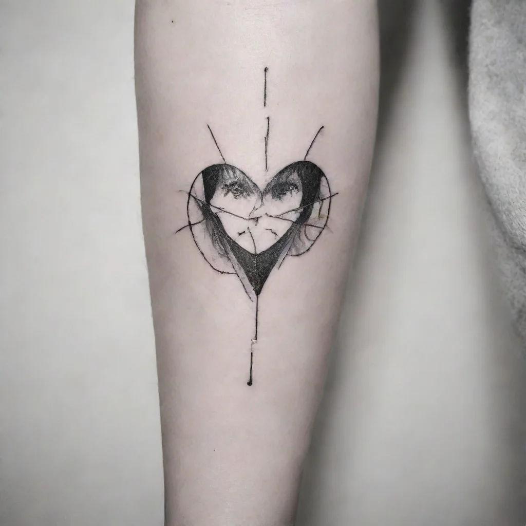 aiamazing fine line black and white tattoo lesbian awesome portrait 2