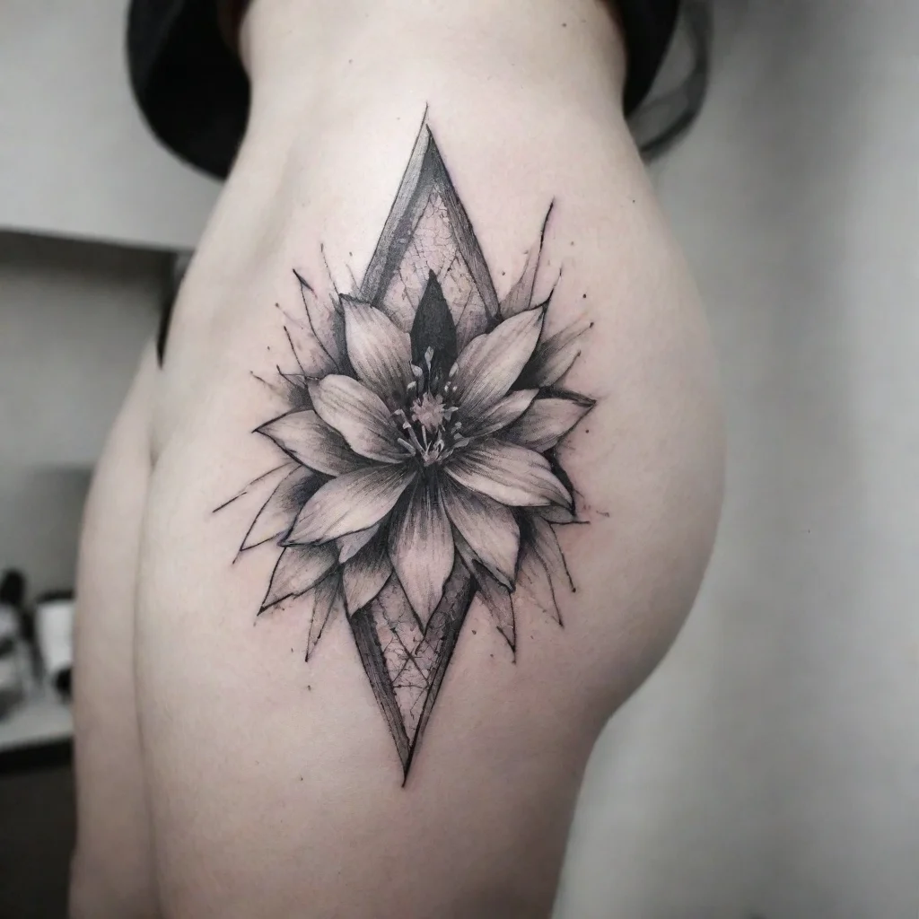 aiamazing fine line black and white tattoo