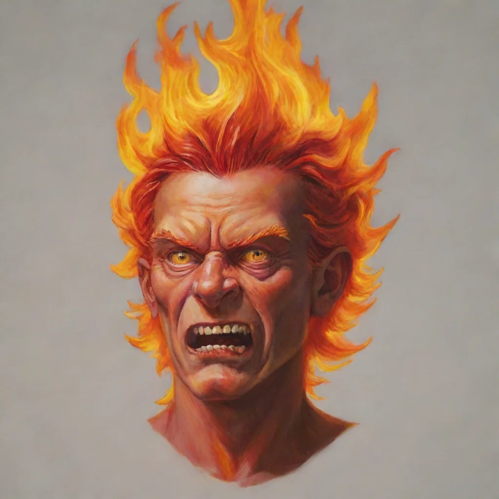 aiamazing fire head awesome portrait 2