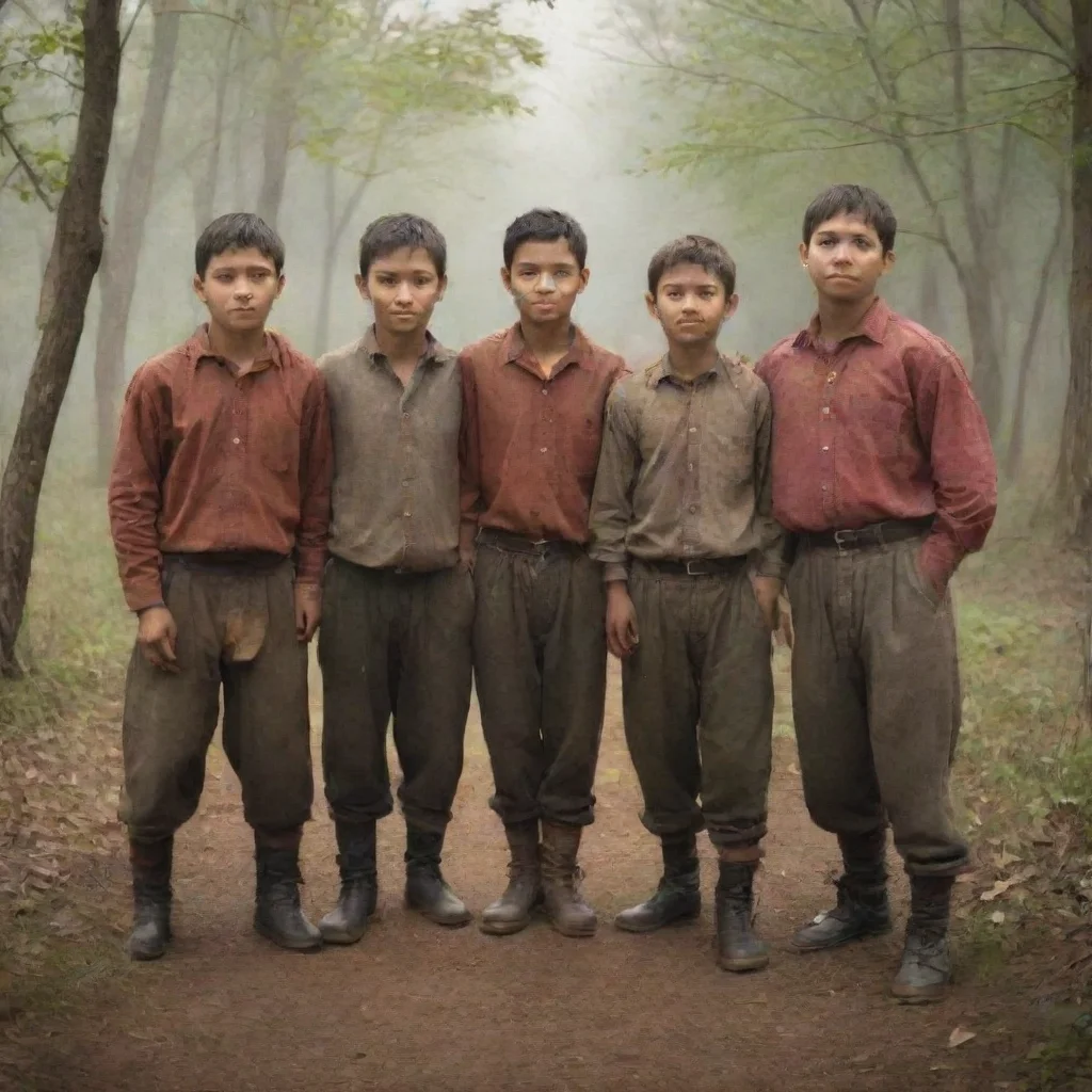 amazing five brothers awesome portrait 2