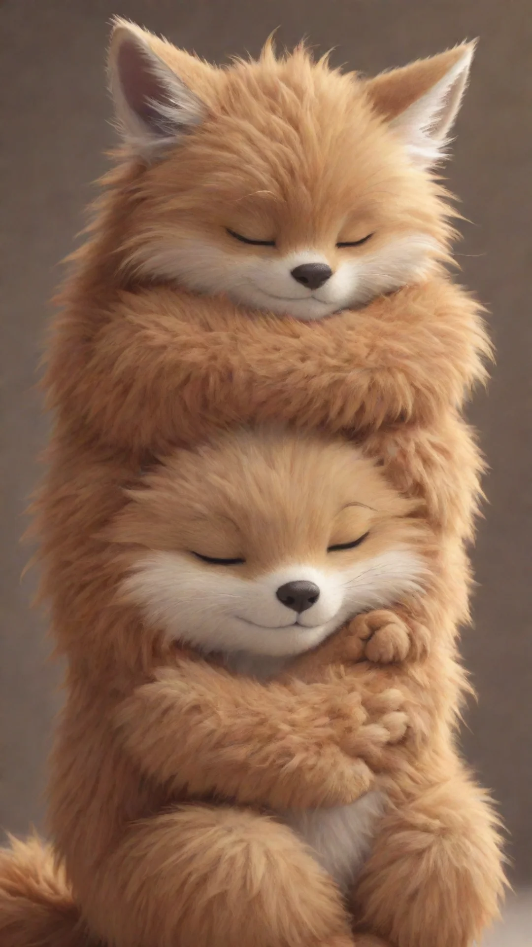 amazing furry hug awesome portrait 2 tall