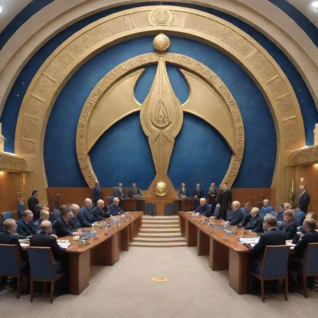 aiamazing galactic federation council awesome portrait 2