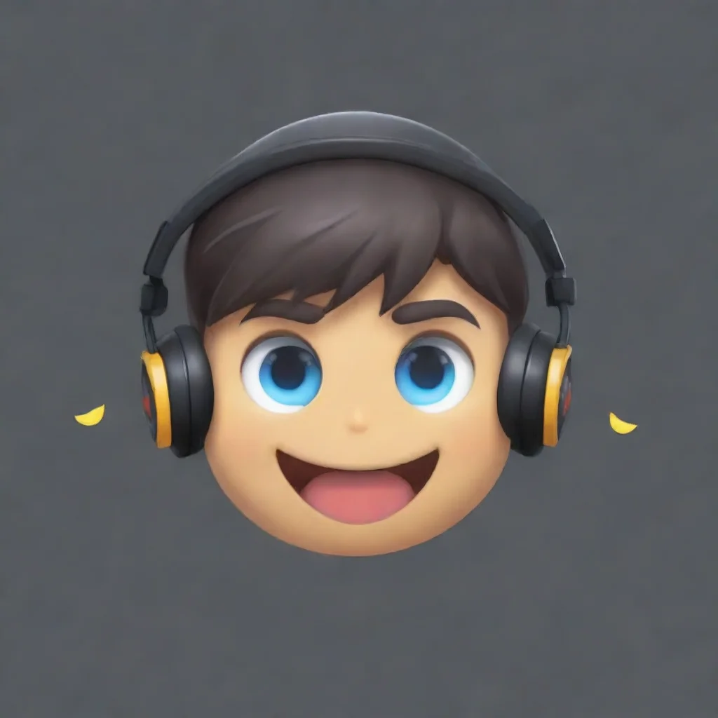 amazing gamer  emoji discord style awesome portrait 2
