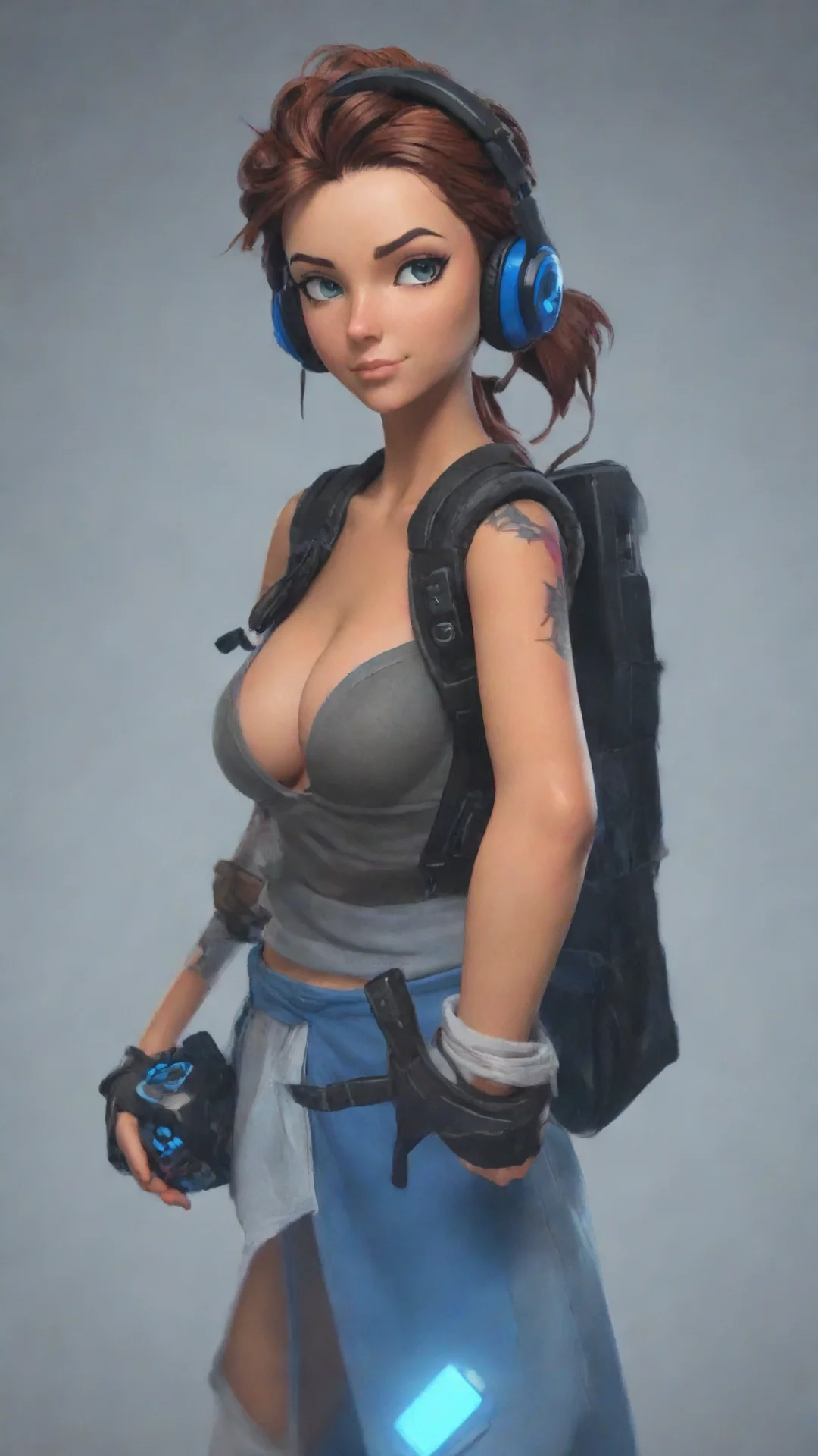 amazing gaming character  awesome portrait 2 tall