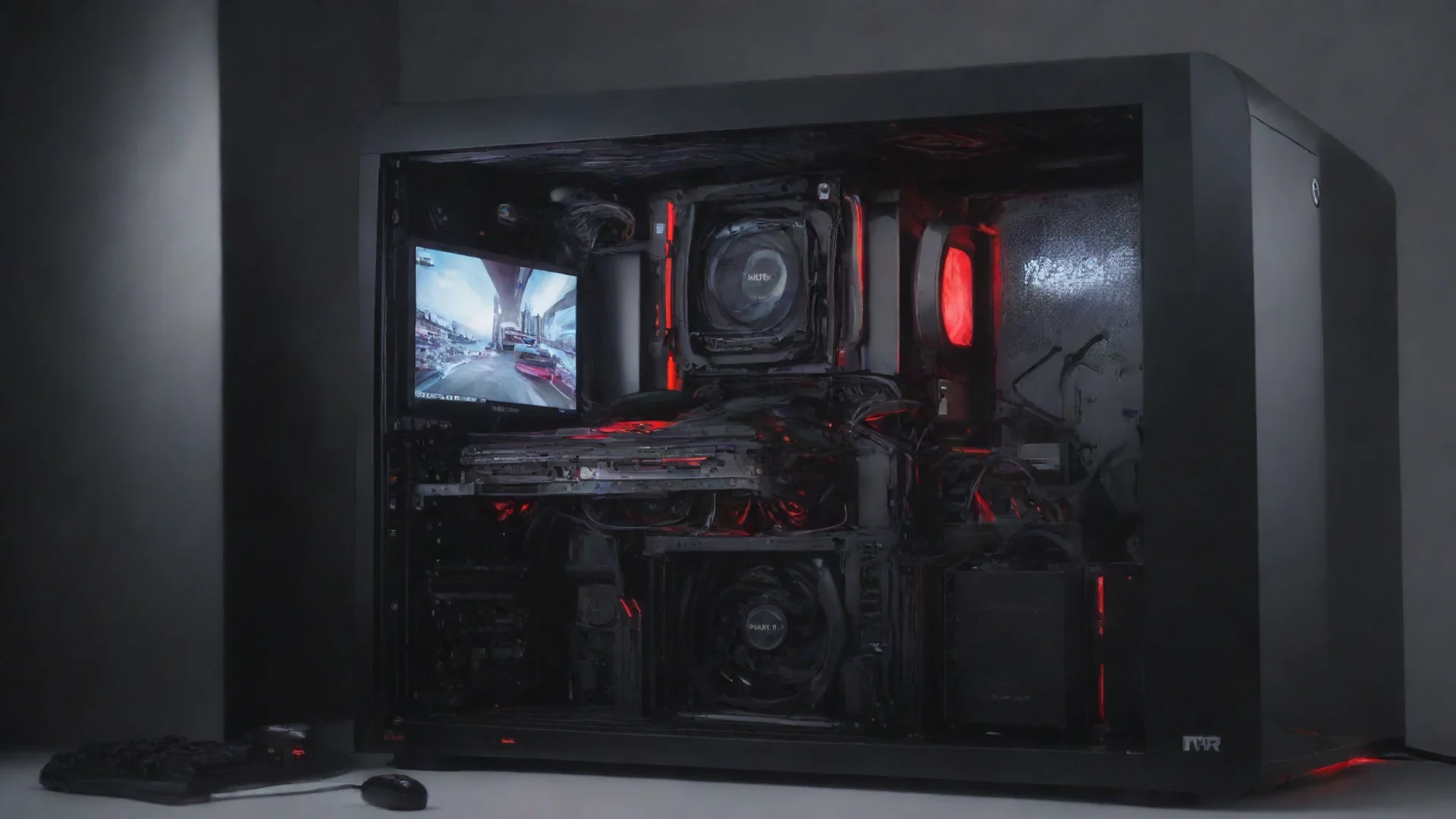 amazing gaming pc with nissan gtr awesome portrait 2 wide