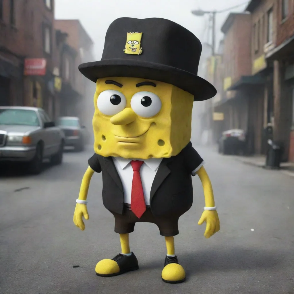 aiamazing gangster spongebob awesome portrait 2