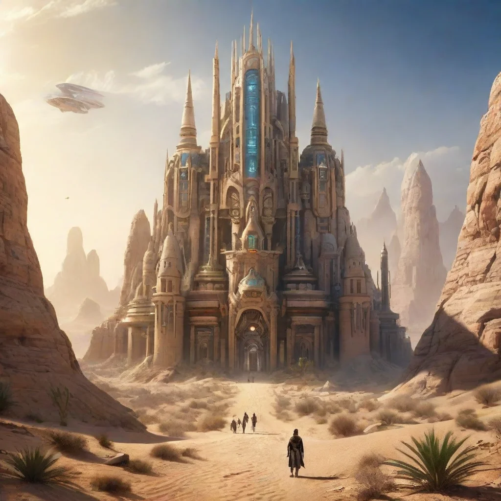 aiamazing generate an futuristic empire kingdom in the desert ecosystem awesome portrait 2