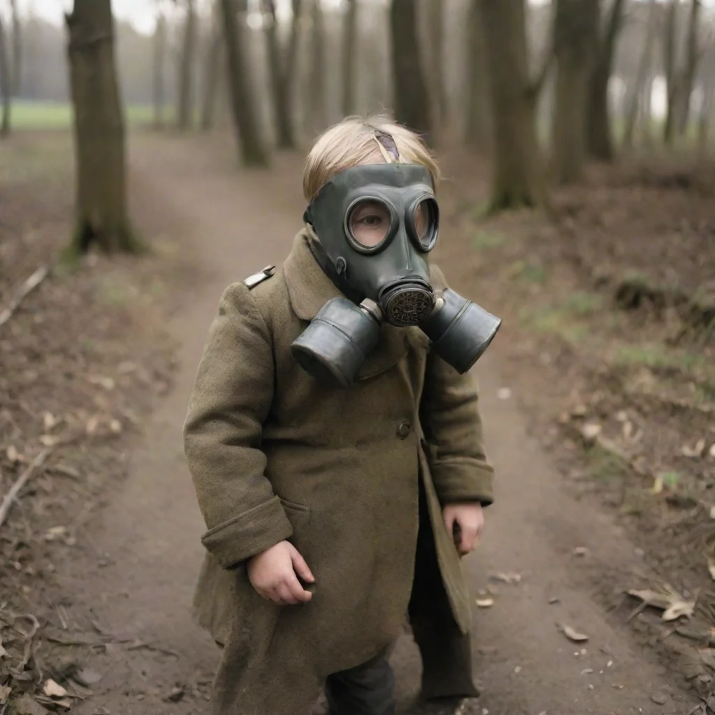 aiamazing german war gas mask kids awesome portrait 2