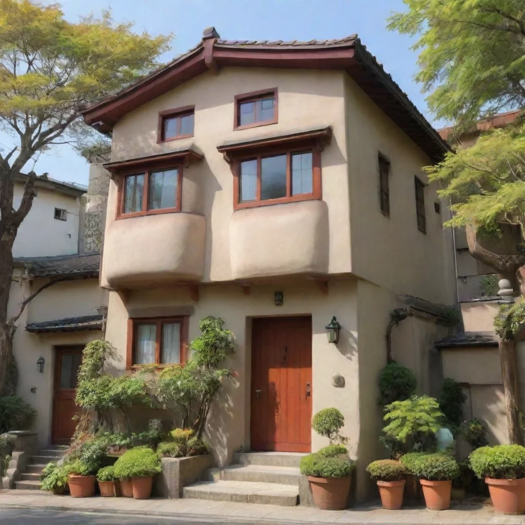 amazing ghibli house awesome portrait 2