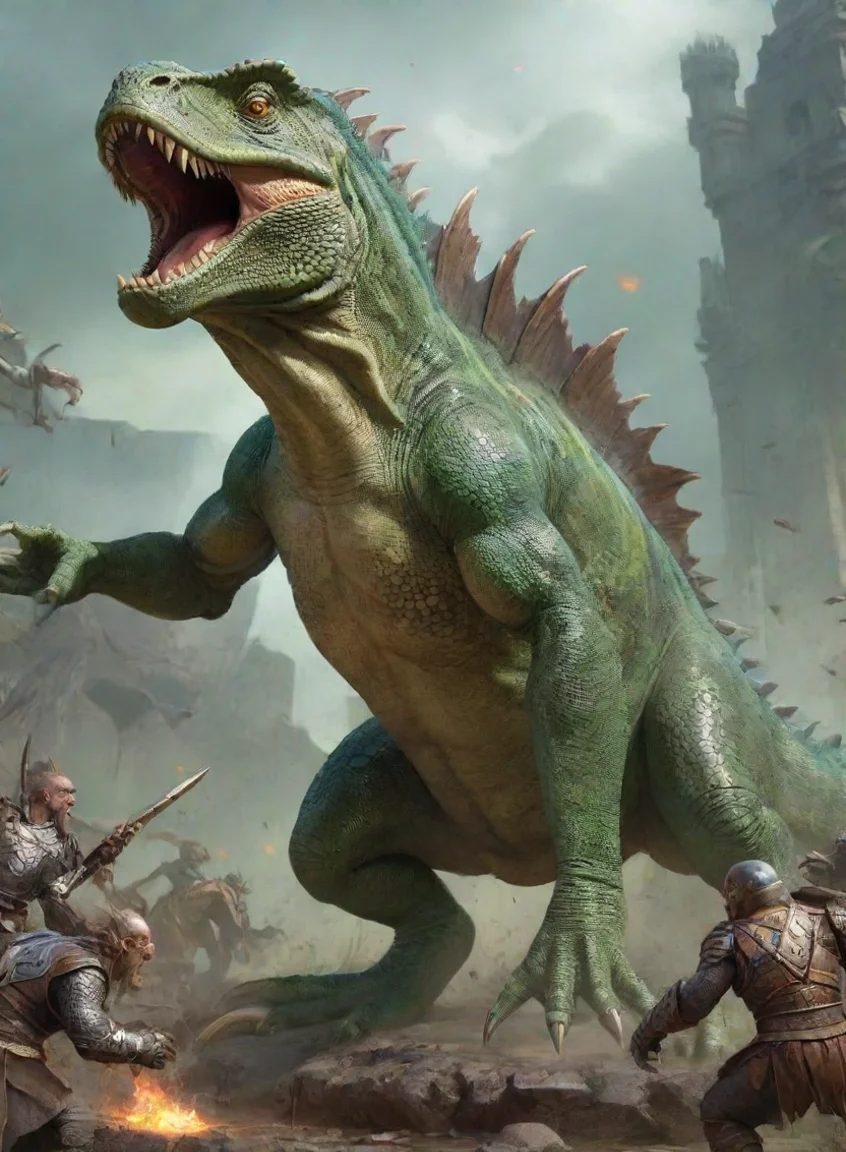 aiamazing giant battle warlocks lizards epic detailed awesome portrait 2 portrait43