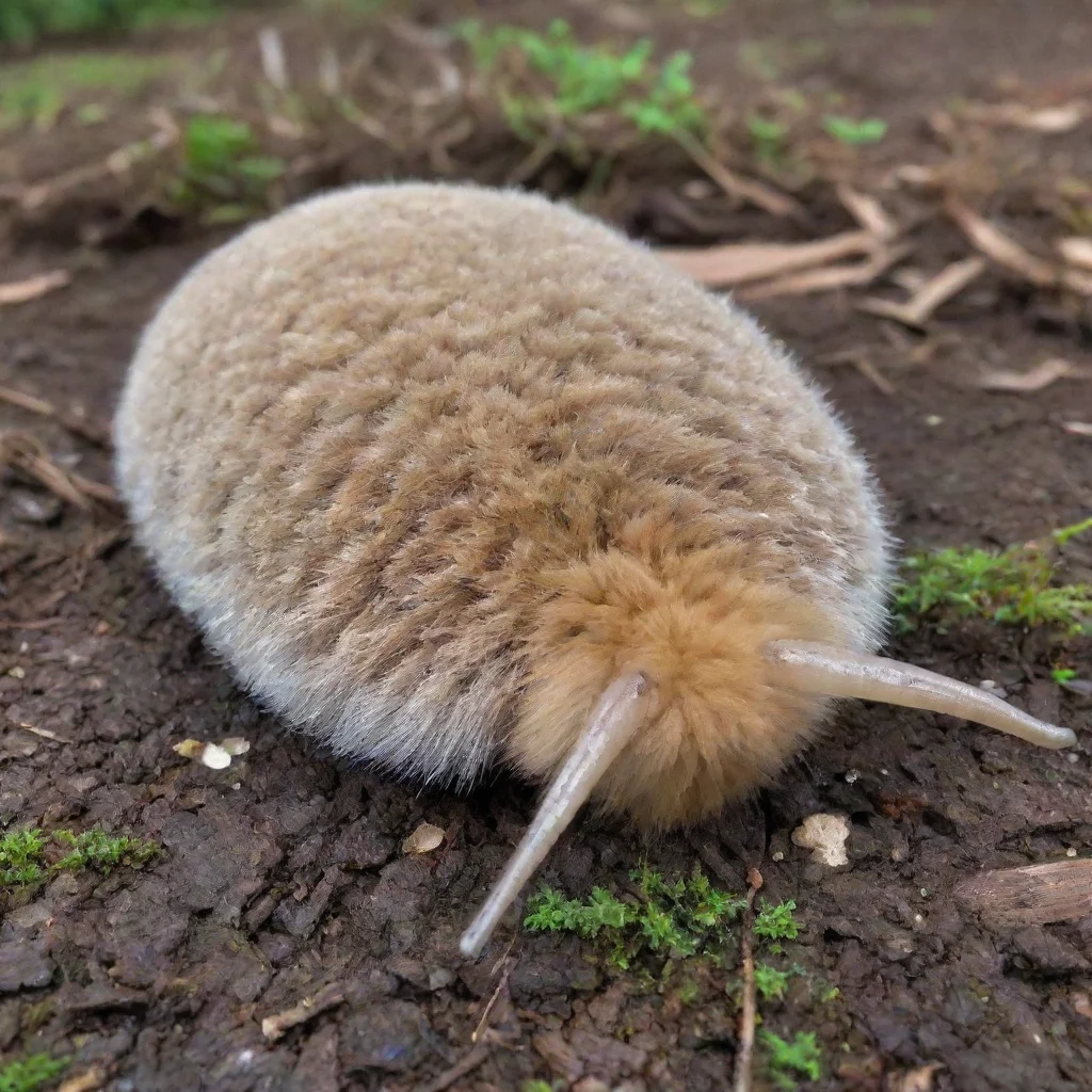 aiamazing giant fur covered slug awesome portrait 2