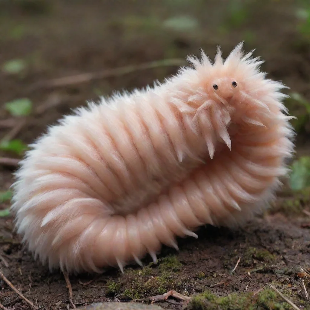 aiamazing giant fur covered worm awesome portrait 2