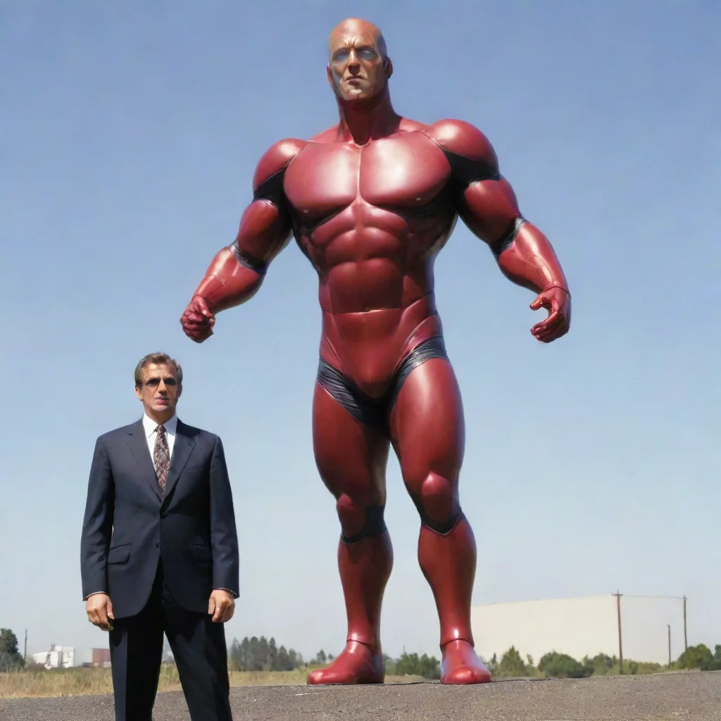 aiamazing giant man wearing a thing awesome portrait 2