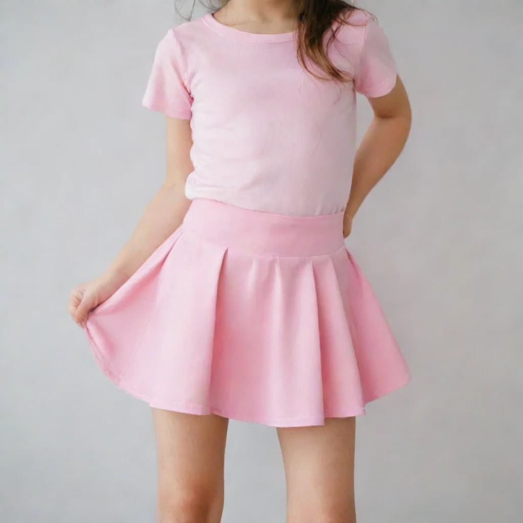 aiamazing girl pink skirt awesome portrait 2
