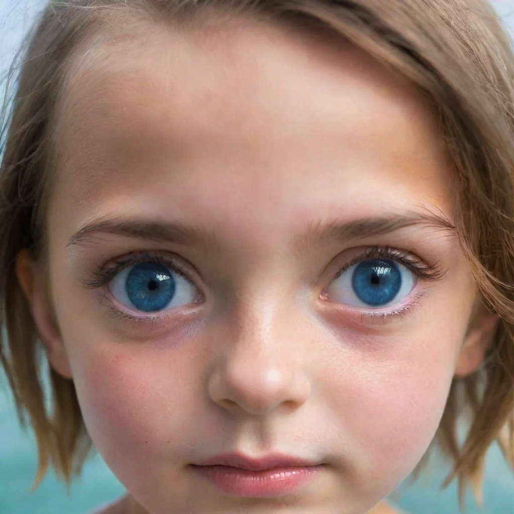 aiamazing girl with shark eyes awesome portrait 2