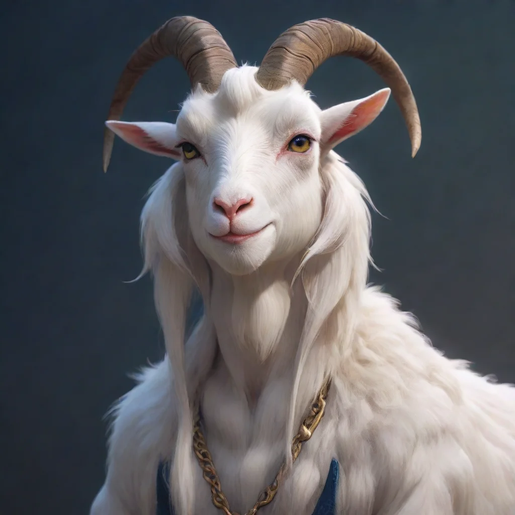aiamazing goat character fantasy style anime goat cool chill character hd beauty grace honor strong character portrait artstation aesthetic awesome portrait 2
