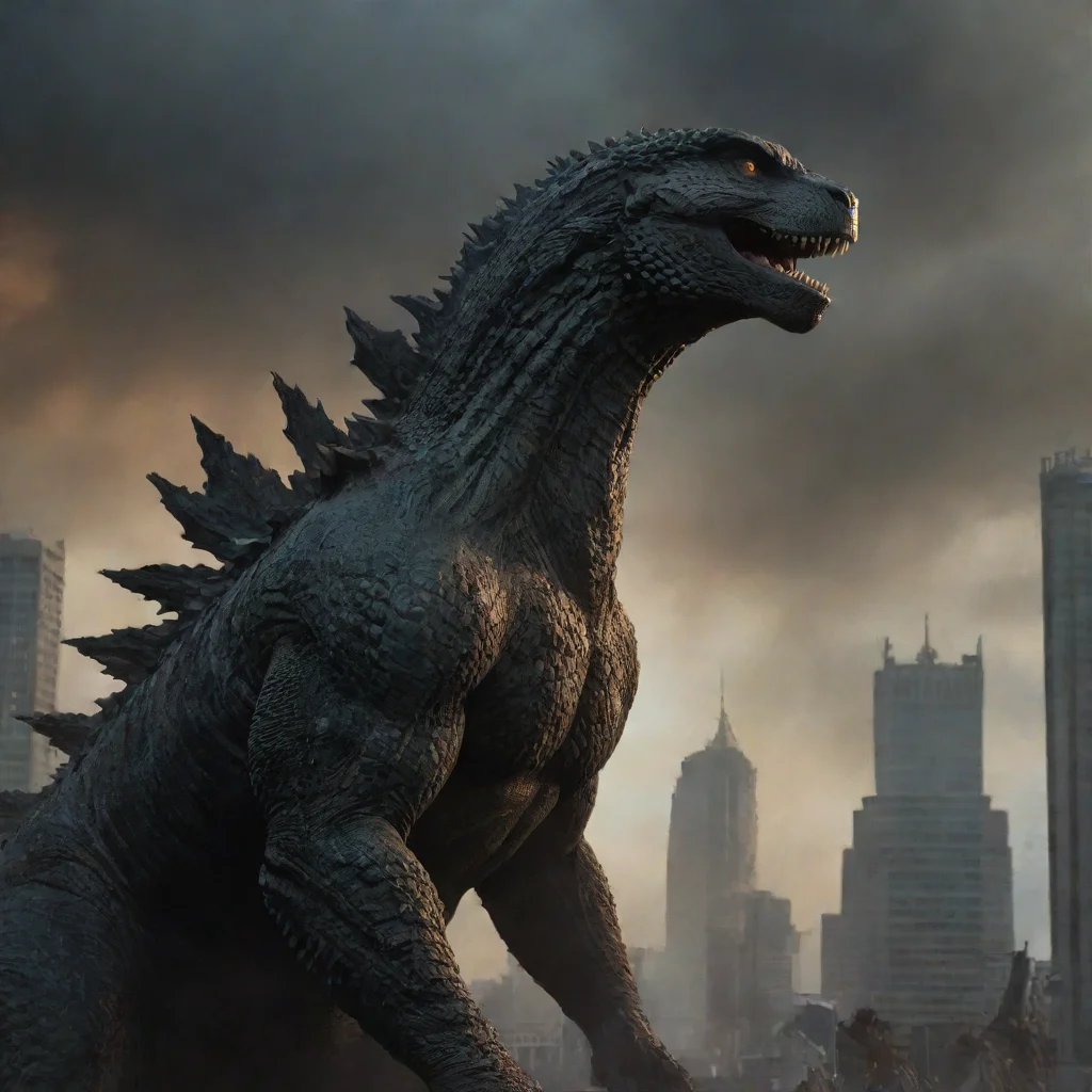 amazing godzilla  awesome portrait 2