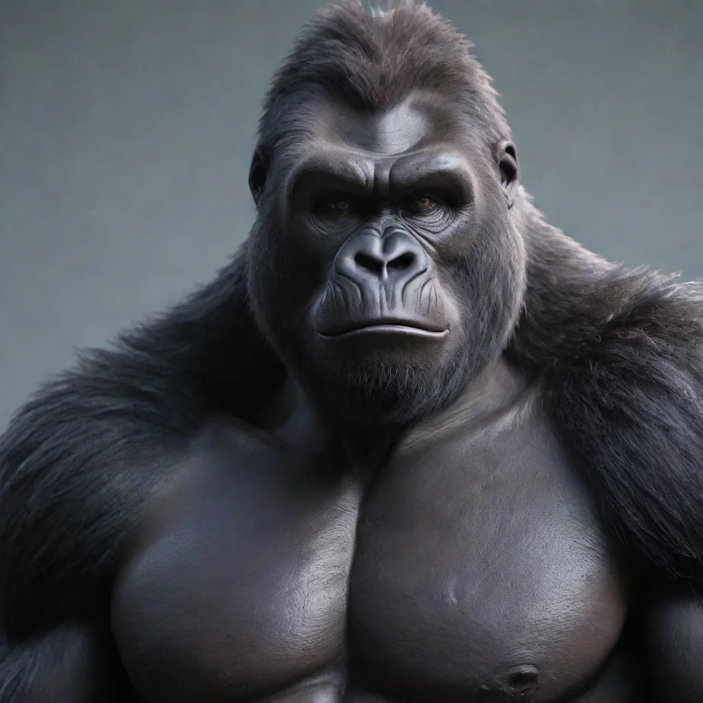 aiamazing gorilla pimp hyper realistic octane render details 8k awesome portrait 2