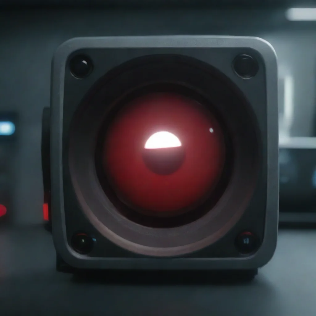 aiamazing hal computer red dot blink cinematic hd wow artstation awesome portrait 2