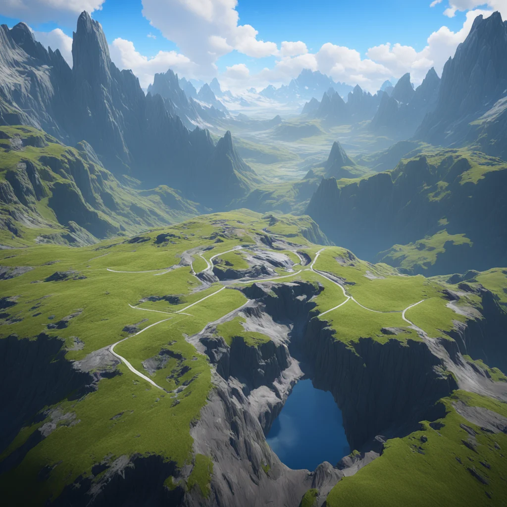 aiamazing halo infinite video game environment viewed from above alpine environment environment art trending on artstation ar 169 awesome portrait 2