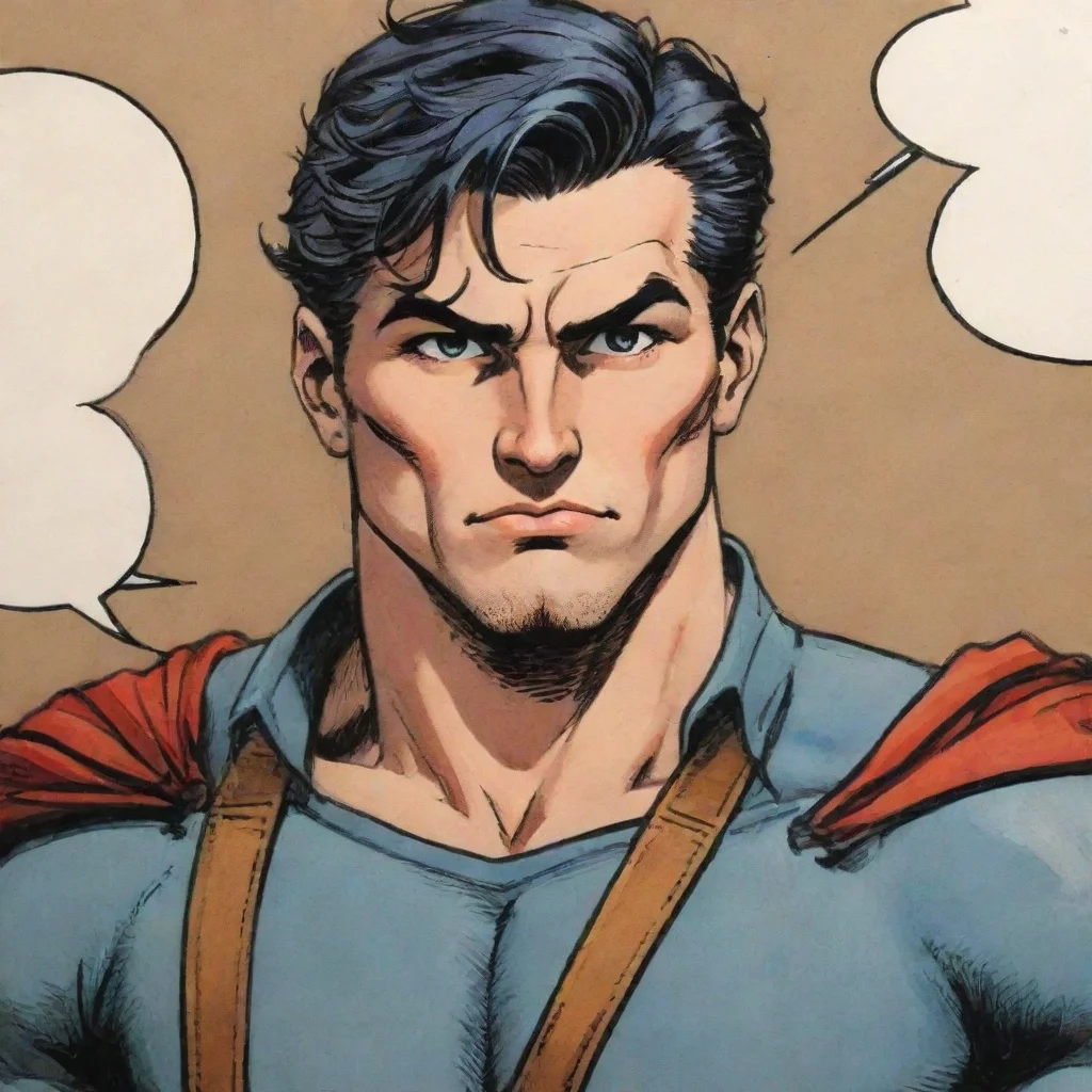 aiamazing handsome masculine comic book awesome portrait 2