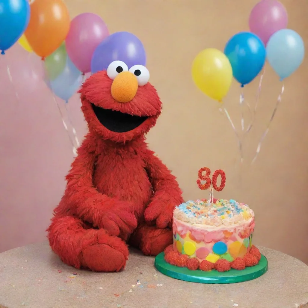 aiamazing happy birthday elmo awesome portrait 2