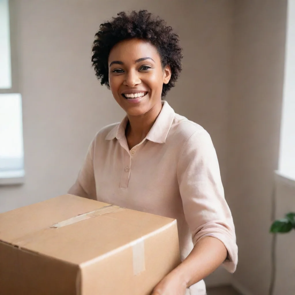 aiamazing happy person receiving a parcel through the mail awesome portrait 2