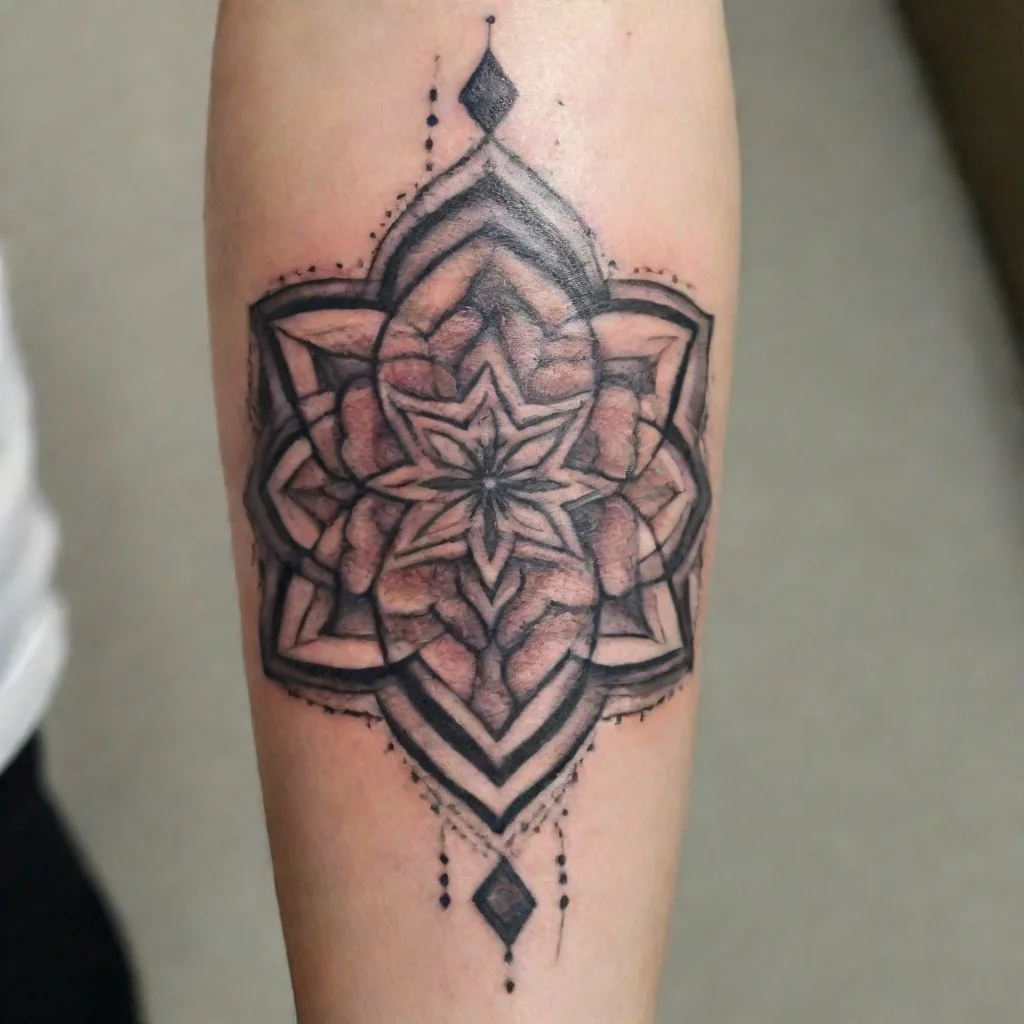 amazing her maroccan fine line tattoo awesome portrait 2