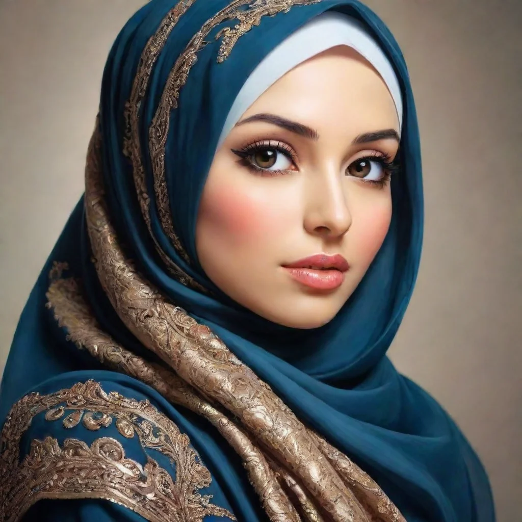 aiamazing hijab art awesome portrait 2