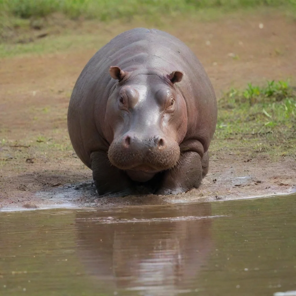 amazing hippo awesome portrait 2
