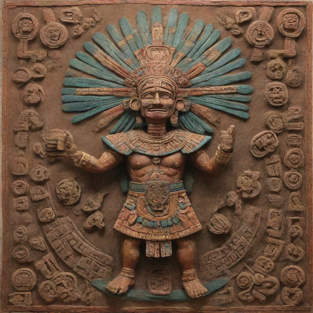 amazing huitizilopochtli aztec god awesome portrait 2