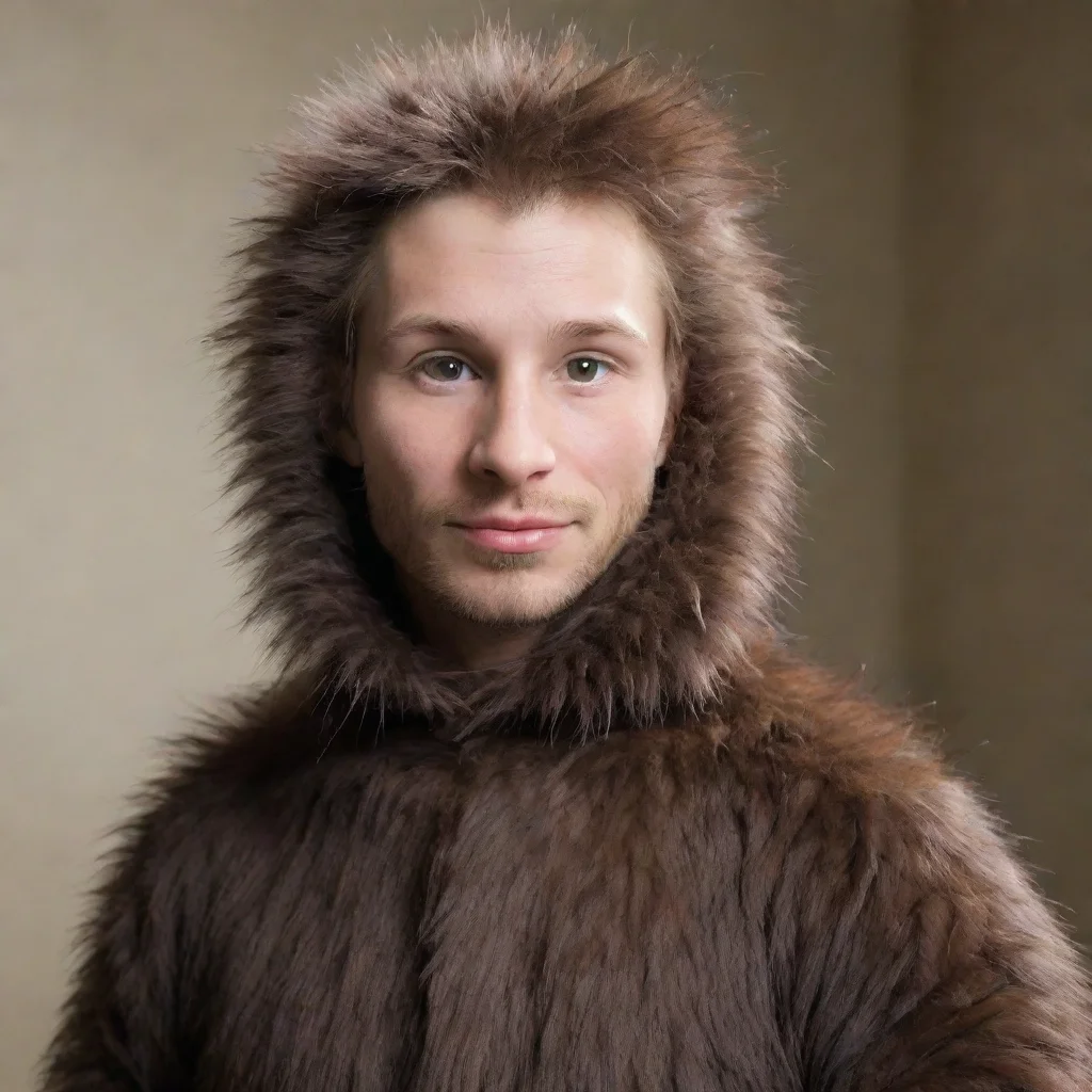 amazing human turned into fuzzy mink awesome portrait 2