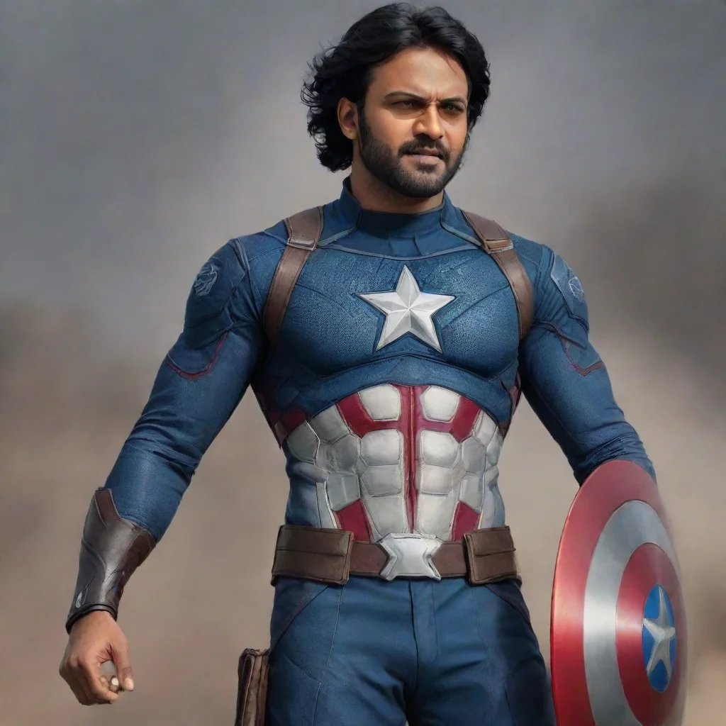aiamazing imagine prabhas as captain america awesome portrait 2