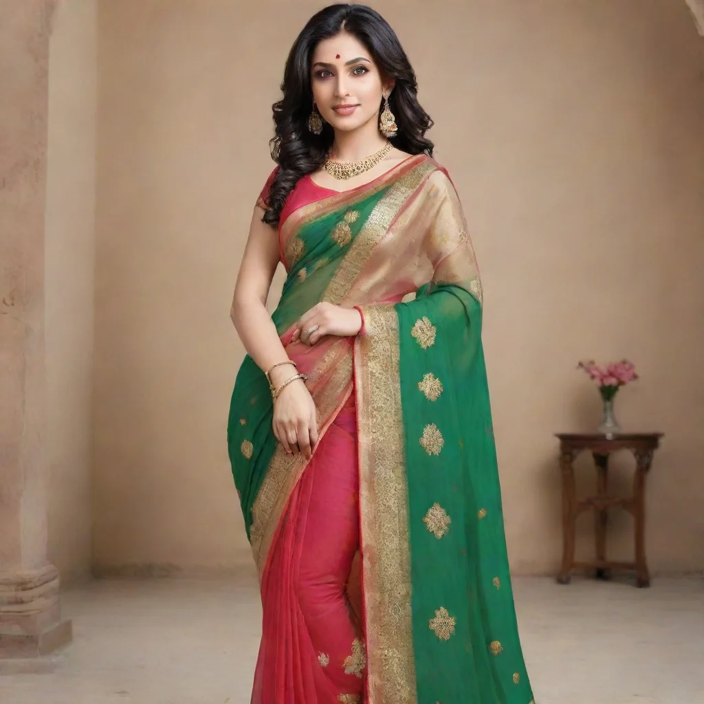 aiamazing indian women saree no blouse just dupatta   awesome portrait 2