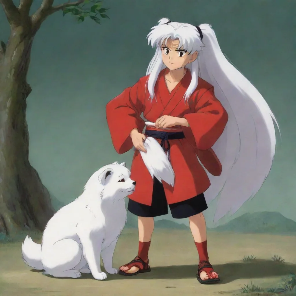 aiamazing inuyasha and shrunken shippo awesome portrait 2