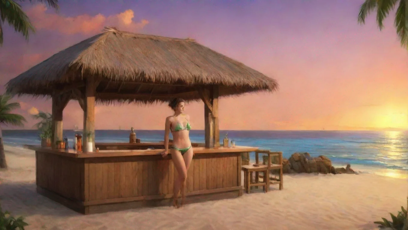 aiamazing is a girl in swimwear at the bar awesome portrait 2