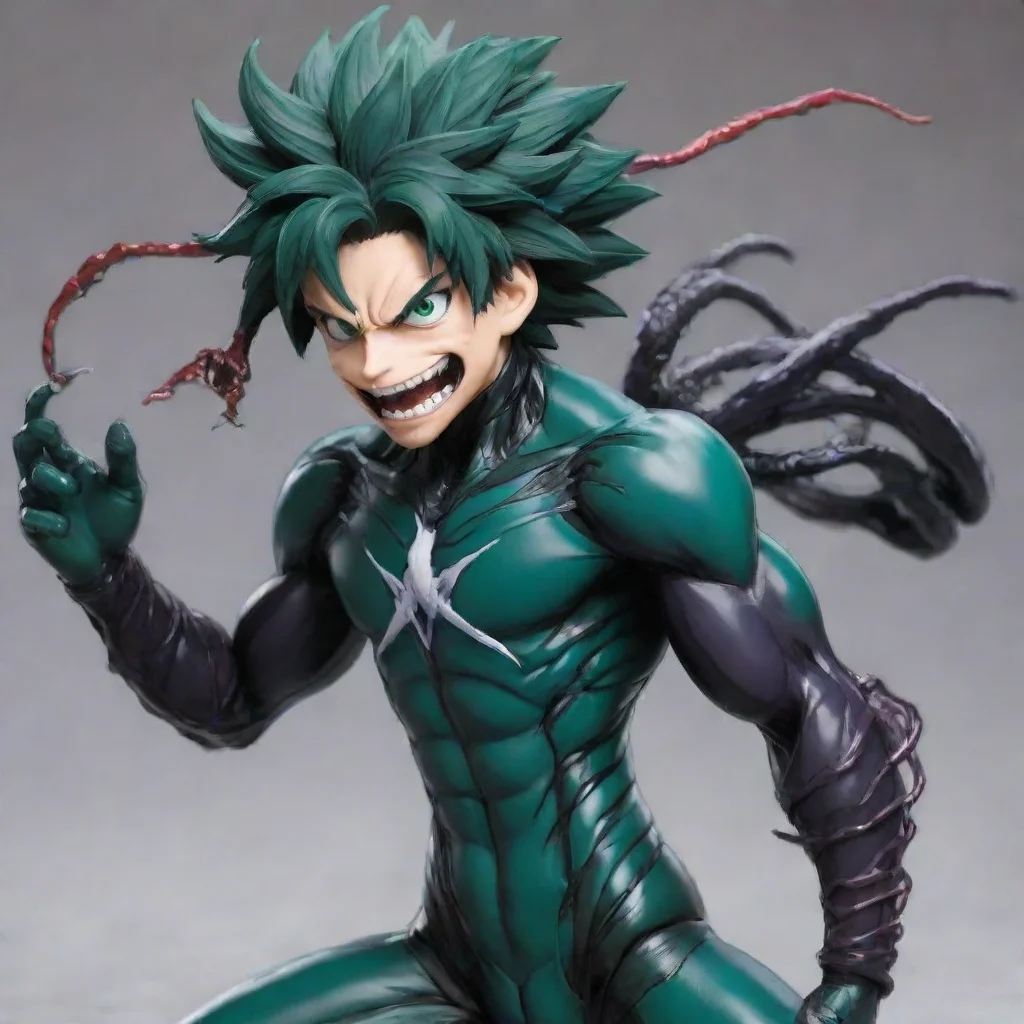 aiamazing izuku midoriya with antivenom sybiote awesome portrait 2