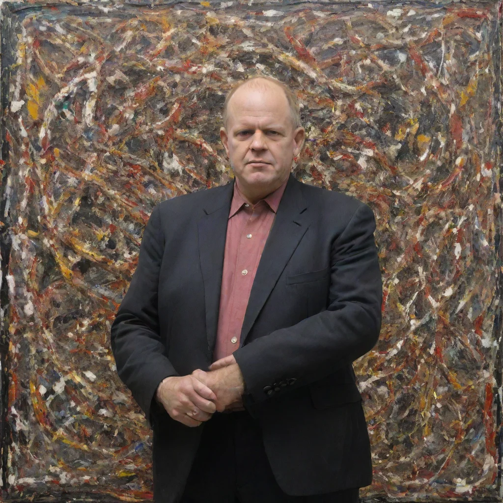 aiamazing jackson pollock scott morrison awesome portrait 2