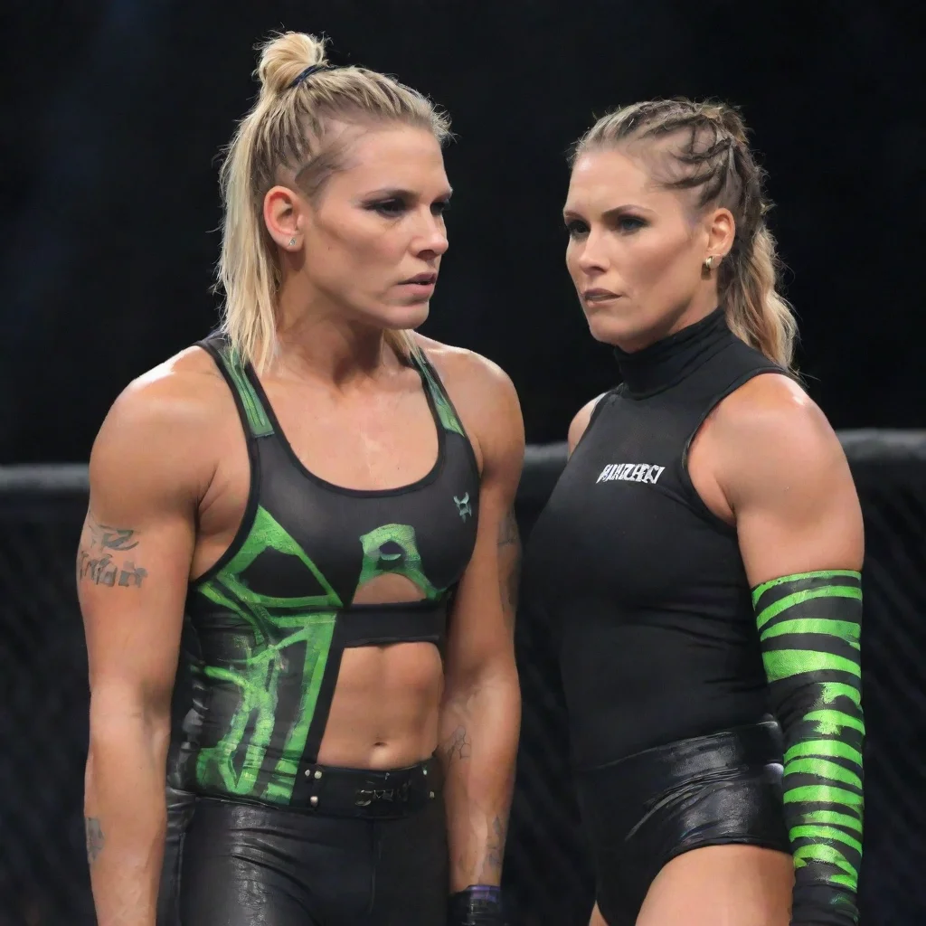 aiamazing jeff hardy and rhea ripley awesome portrait 2