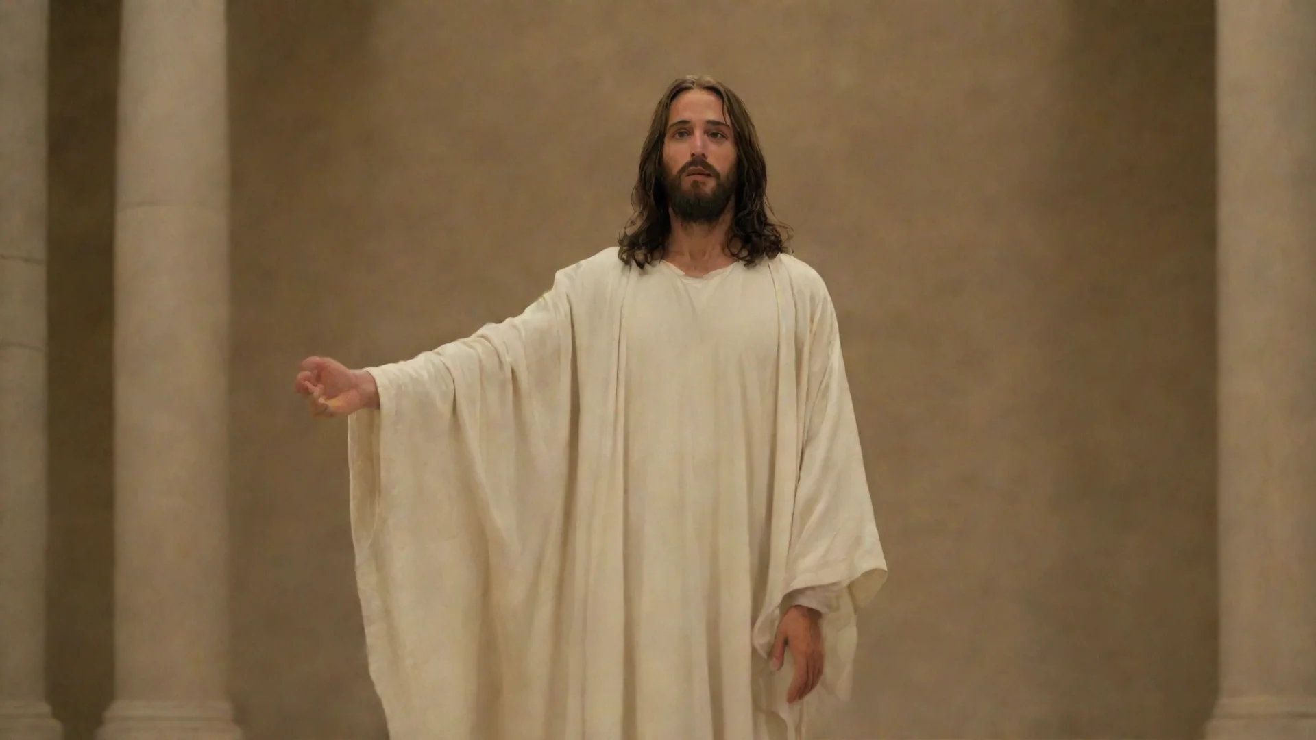 aiamazing jesus in templo awesome portrait 2 wide