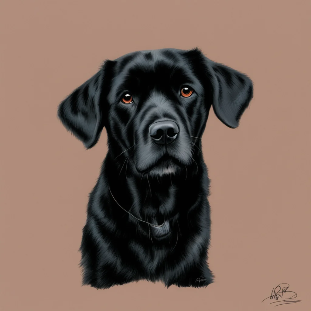 amazing jim davis black lab awesome portrait 2