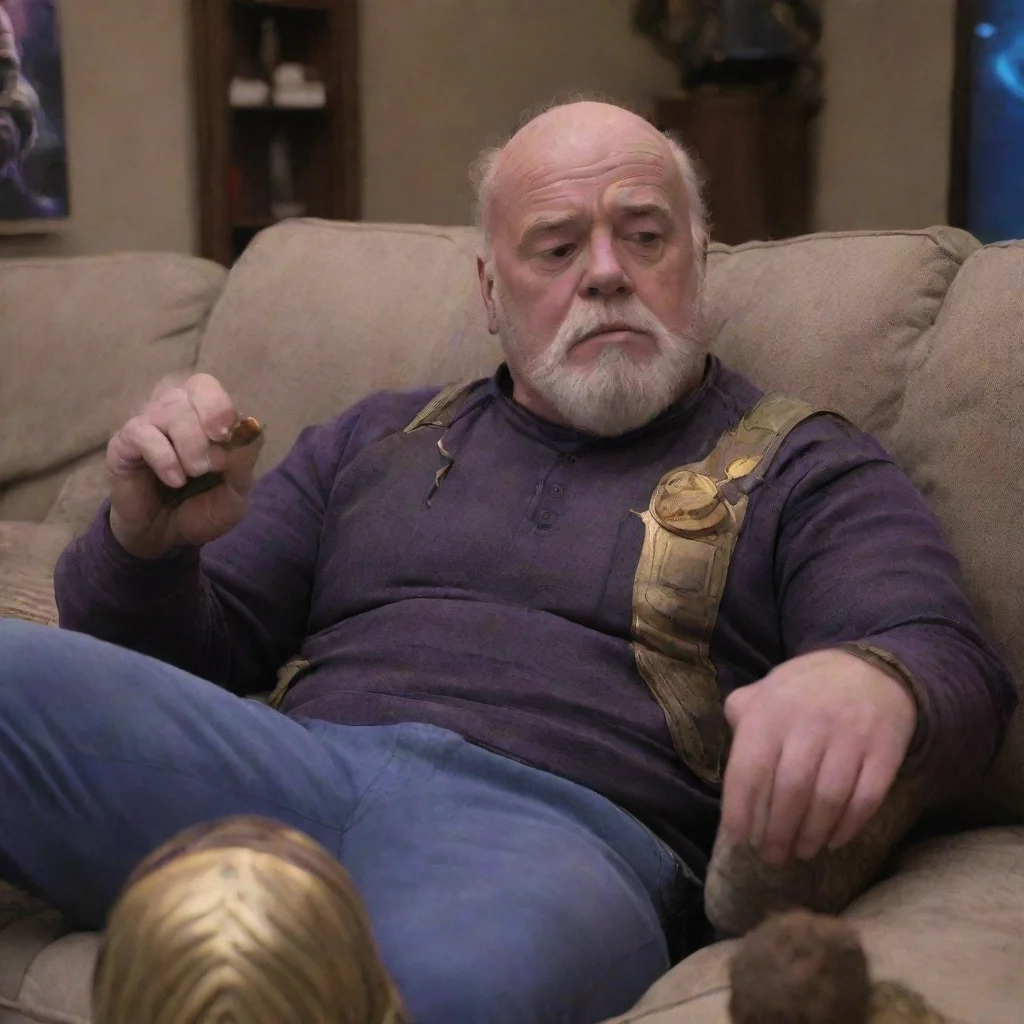 aiamazing john adams smokin a blunt on the couch with thanos awesome portrait 2