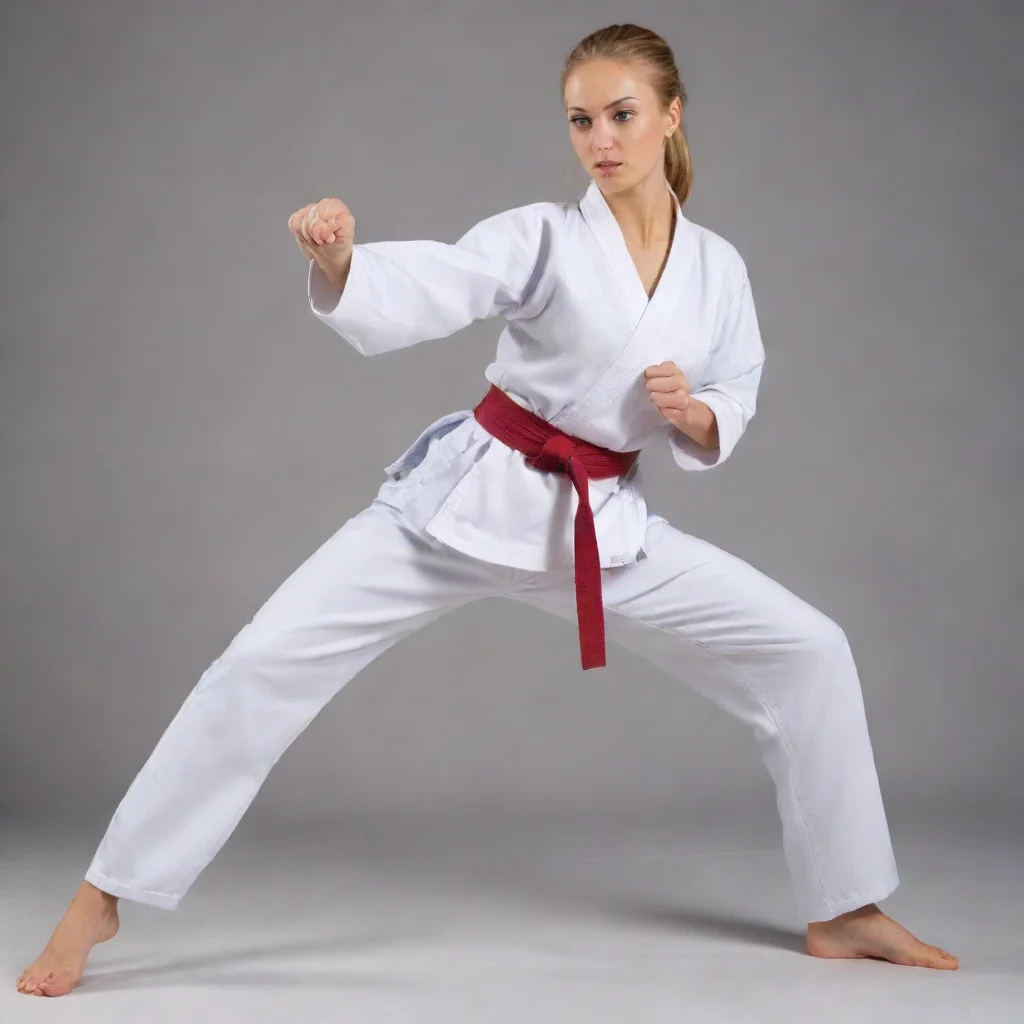 aiamazing karate female awesome portrait 2