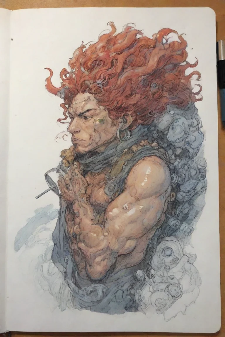 aiamazing katsuya terada doodle character awesome portrait 2 portrait