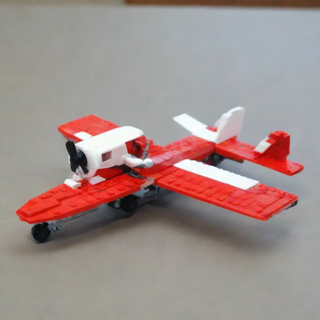 amazing lego airplane awesome portrait 2