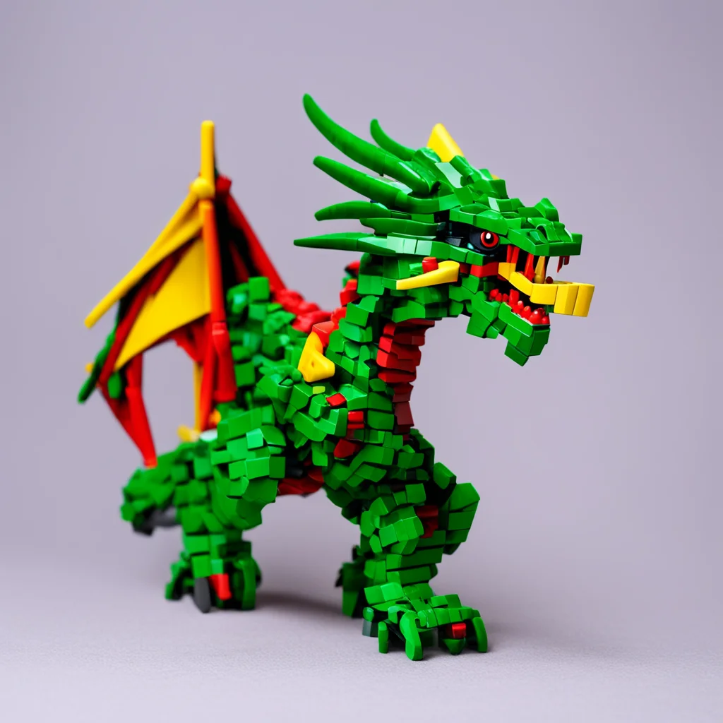 aiamazing lego dragon  awesome portrait 2