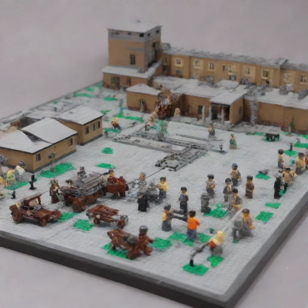 amazing lego set depicting the holocaust awesome portrait 2