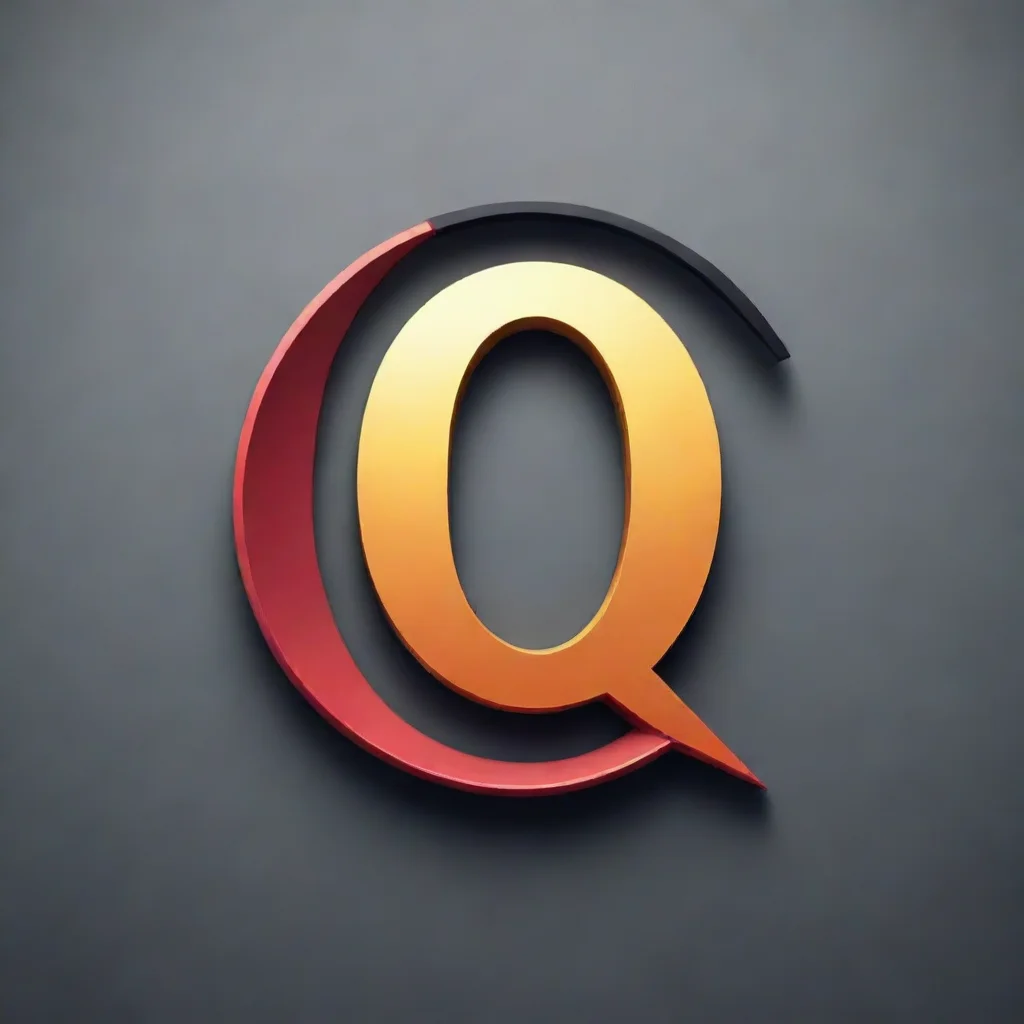 aiamazing letter q logo q giant q logo epic hd aesthetic logo awesome portrait 2